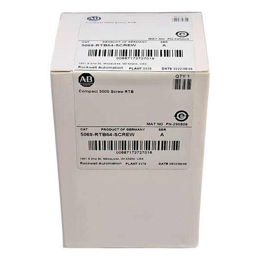 Allen Bradley 5069-rtb64-screw Ser A Para Plc Compctlogix