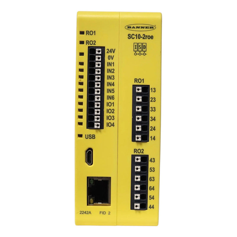 Banner Sc10-2roe 806222 Controlador De Seguridad