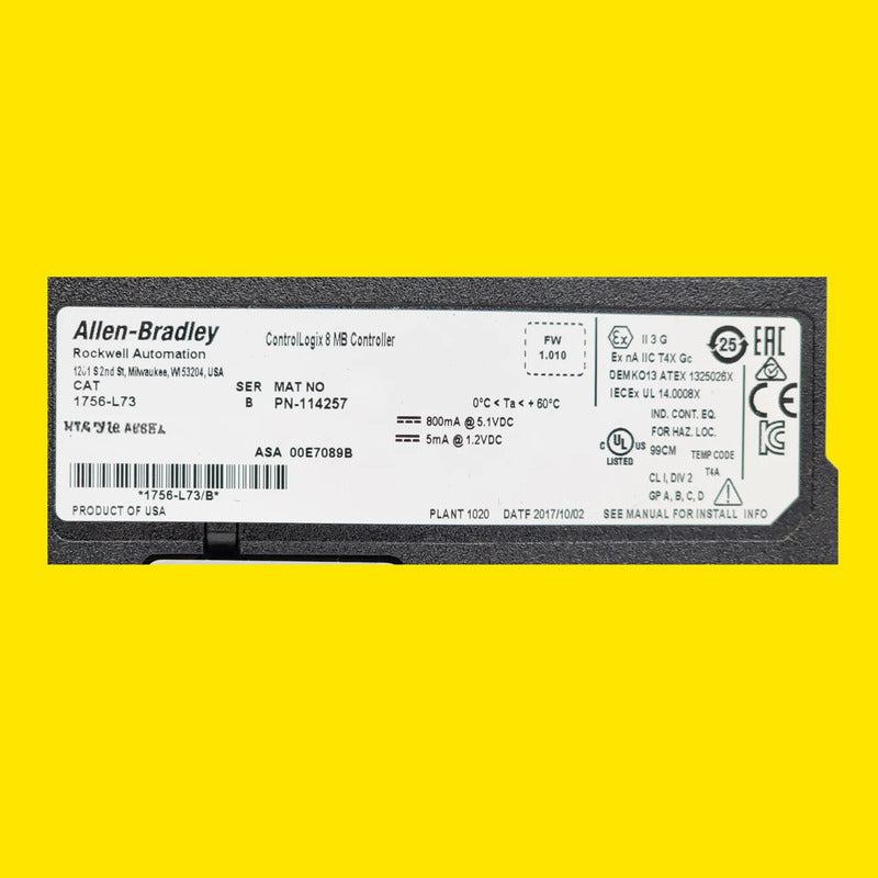 Allen-bradley 1756-l73 Controlador Programable Plc