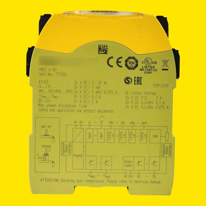 Pilz Pnoz M B0 772100 Base Unit Pnozmulti 2 Seguridad