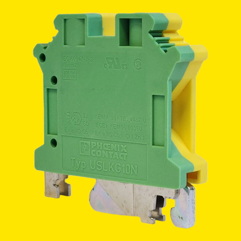 Phoenix Contact 3003923 Borne De Tierra Uslkg 10 N 10.2mm Verde
