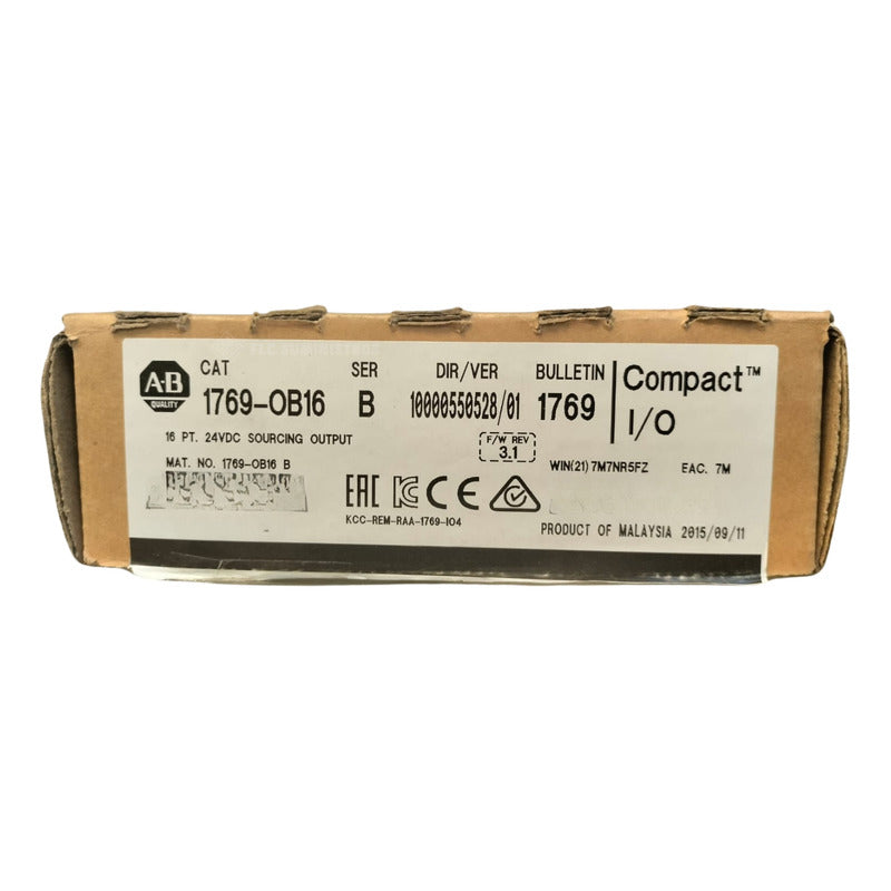 Allen Bradley Para Plc Compactlogix Plc 1769-ob16...