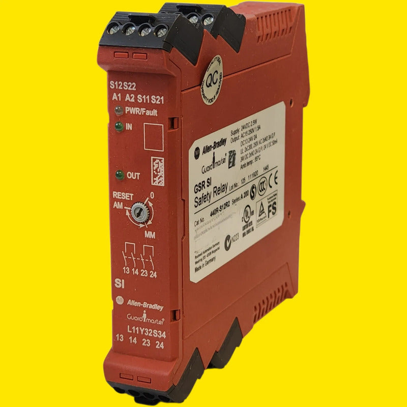 Allen-bradley 440r-s12r2 Relevador De Seguridad Guardmaster