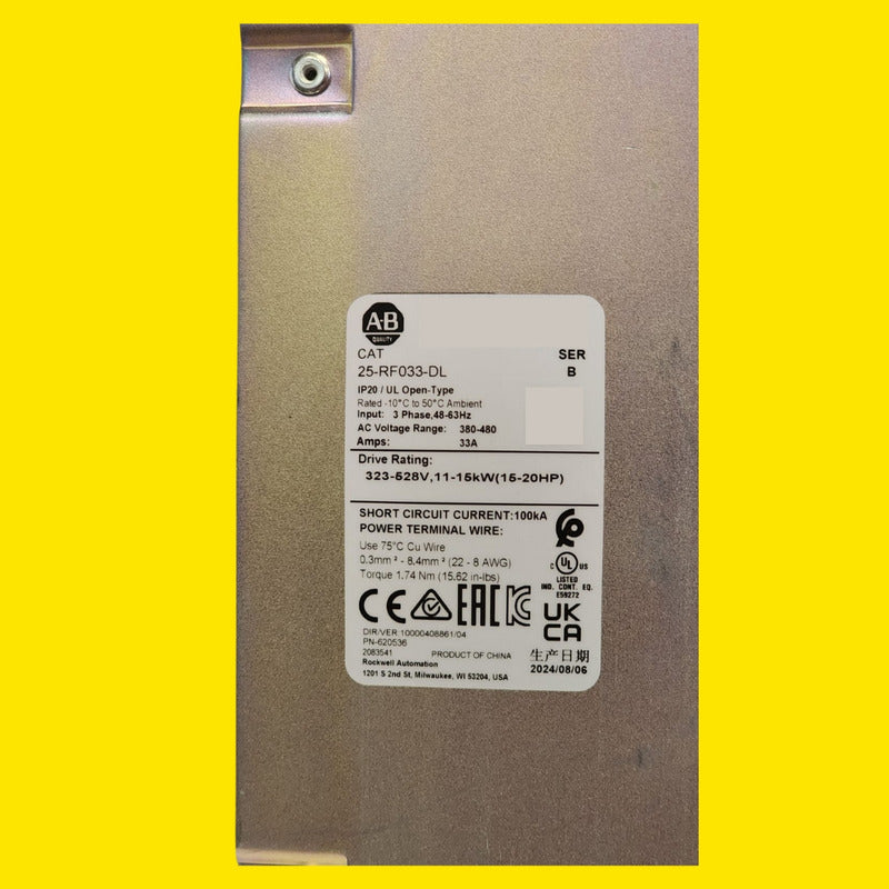 Filtro De Línea Allen-bradley 25-rf033-dl Powerflex