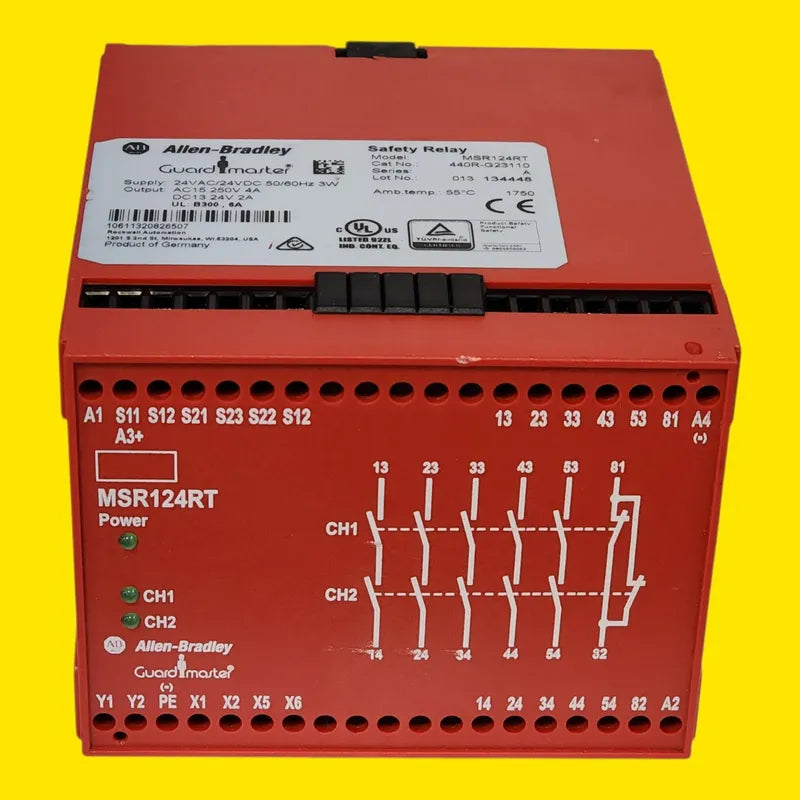Allen-bradley 440r-g23100 Rele De Seguridad Msr124rt 24v