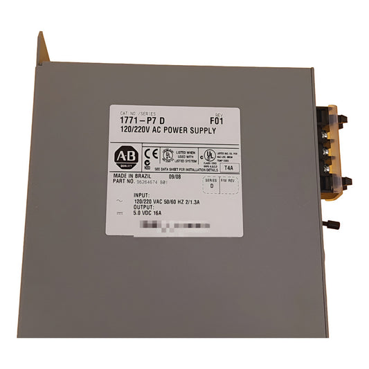 Allen Bradley Power Supply 1771-p7