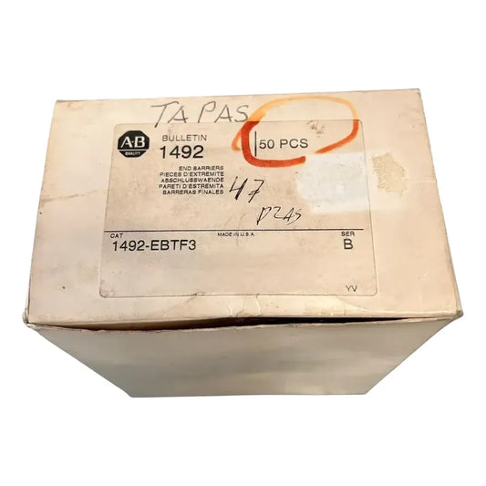 Allen-bradley 1492-ebtf3 Barrera Final Para Bornera Riel Din