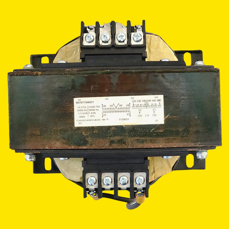 Transformador Square D 9070t1500d1 1.5 Kva Industrial Negro