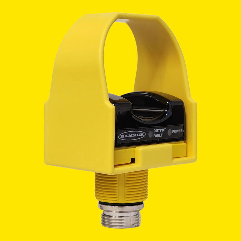 Banner Stbvp6q 64180 Boton Tactil Optico De Seguridad Amarillo