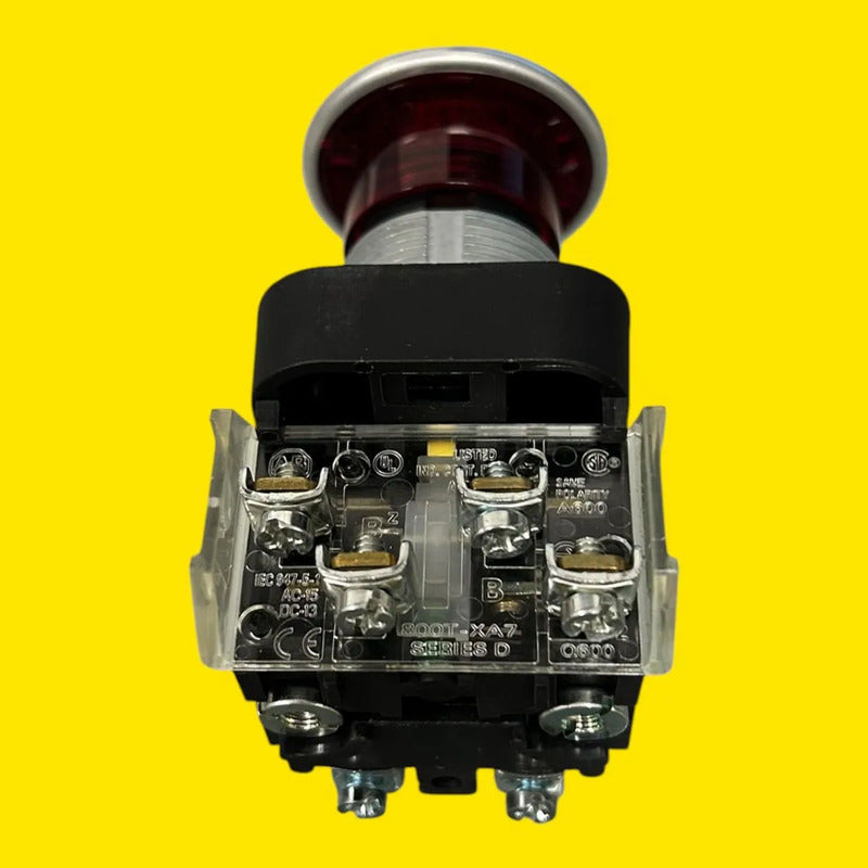 Allen Bradley 800t-fxnp16ra7 Push Pull Botón, Rojo