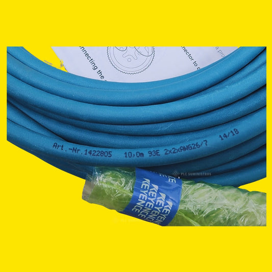 Op-87232 Keyence Cable Ethernet Para Lector De Código 10 Mt