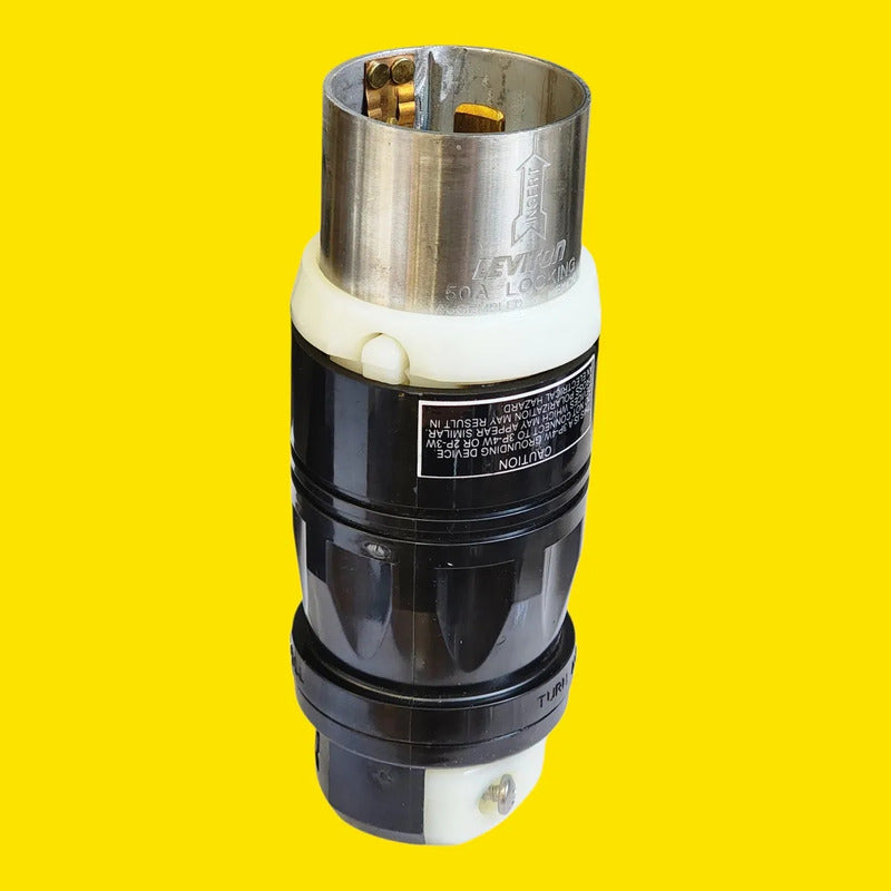 Clavija Industrial Leviton 7765c 50a 600v 3 Polos 4 Hilos
