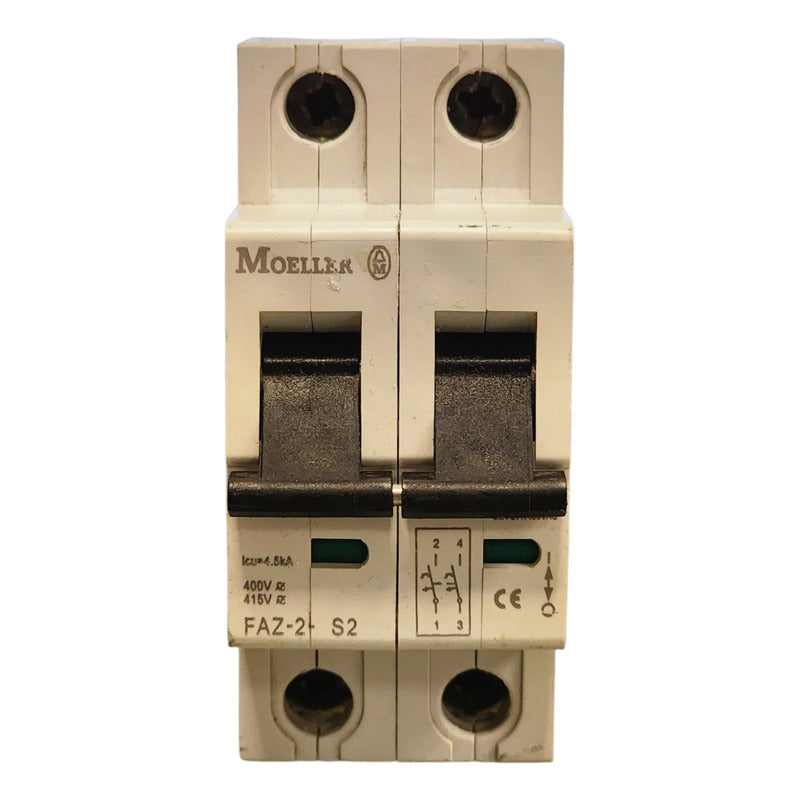 Moeller Faz-2-s2 Interruptor Termomagnético 2 A Beige