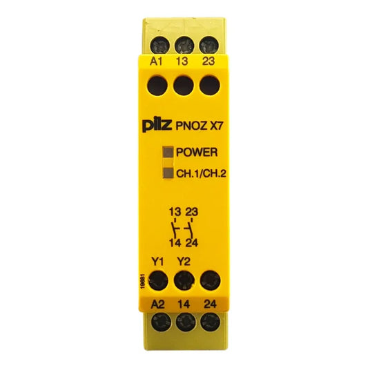 Pilz Pnoz X7 774059 Rele De Seguridad E-stop 24v Ac/dc