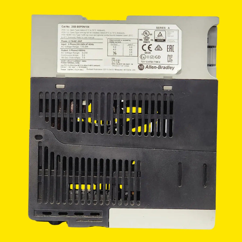 Allen-bradley Powerflex 525 25b-b5p0n104 Variador 1hp