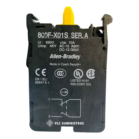 Allen Bradley 800f-x01s