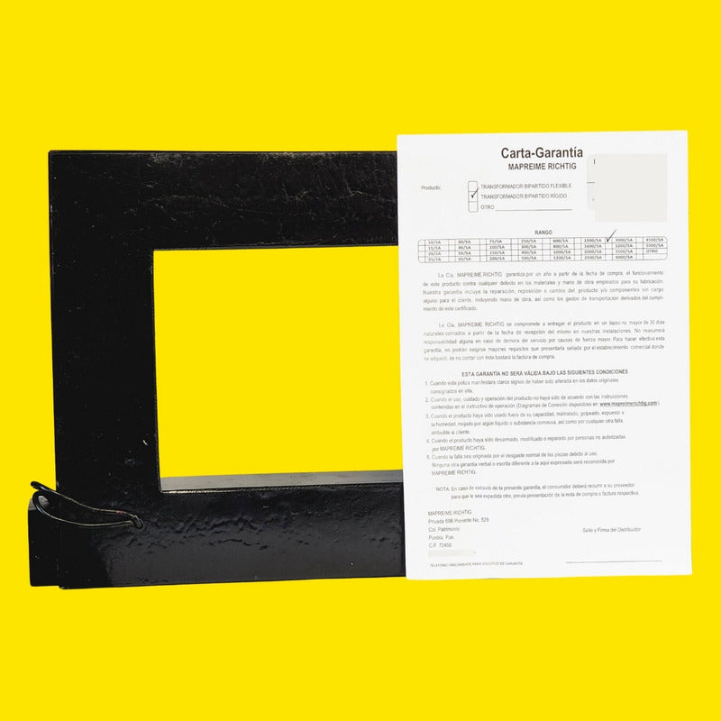 Transformador De Corriente Richtig Mapreime 5000160 Toroidal Negro