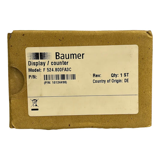 Baumer F524.800fa3c Display Counter