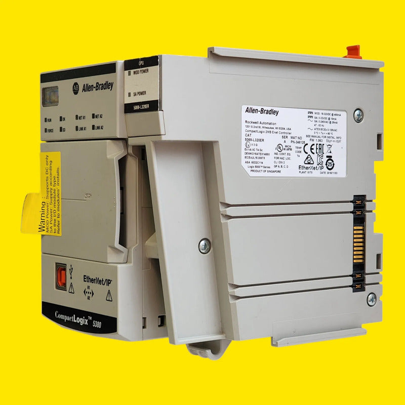 Allen Bradley 5069-l320er Plc Compactlogix 5380 2mb Enet