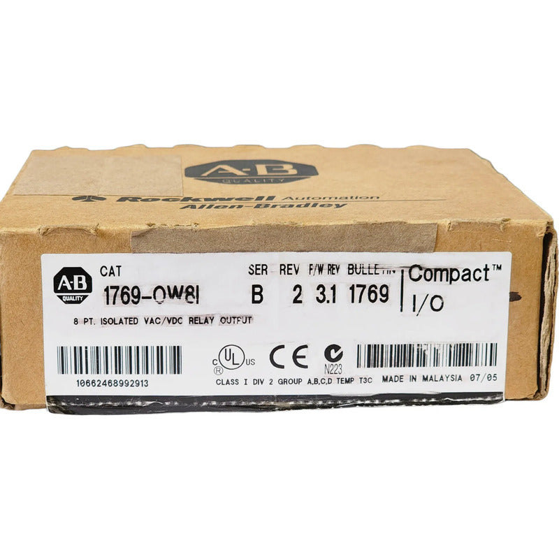 Allen Bradley 1769-ow8i Modulo De Salida Relevador Aisladas
