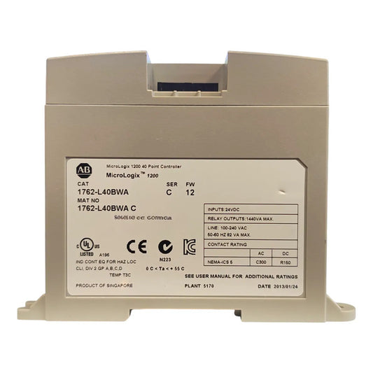 1762-l40bwa Ab Micrologix 1200 | 24 Entradas / 16 Salidas