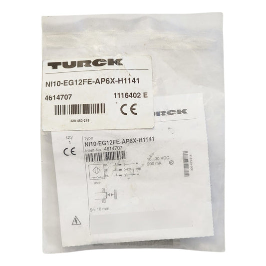 Turck Ni10-eg12fe-ap6x-h1141 Sensor Inductivo 10 Mm Pnp