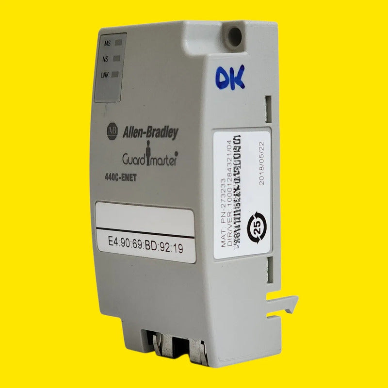 Allen-bradley 440c-enet Ethernet/ip Módulo Plc Guardmaster