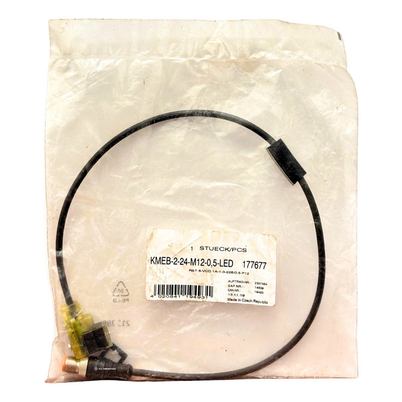 Festo Kmeb-2-24-m12-05-led Cable Conexion Valvula Solenoide