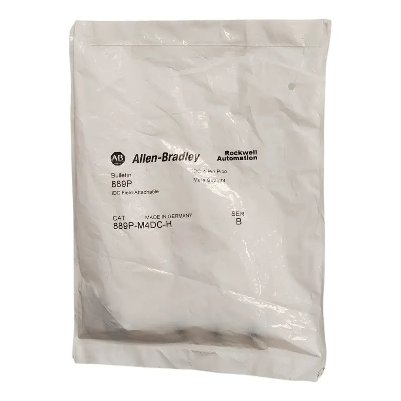 Allen-bradley 889p-m4dc-h Conector M8 Macho 4 Pines Gris