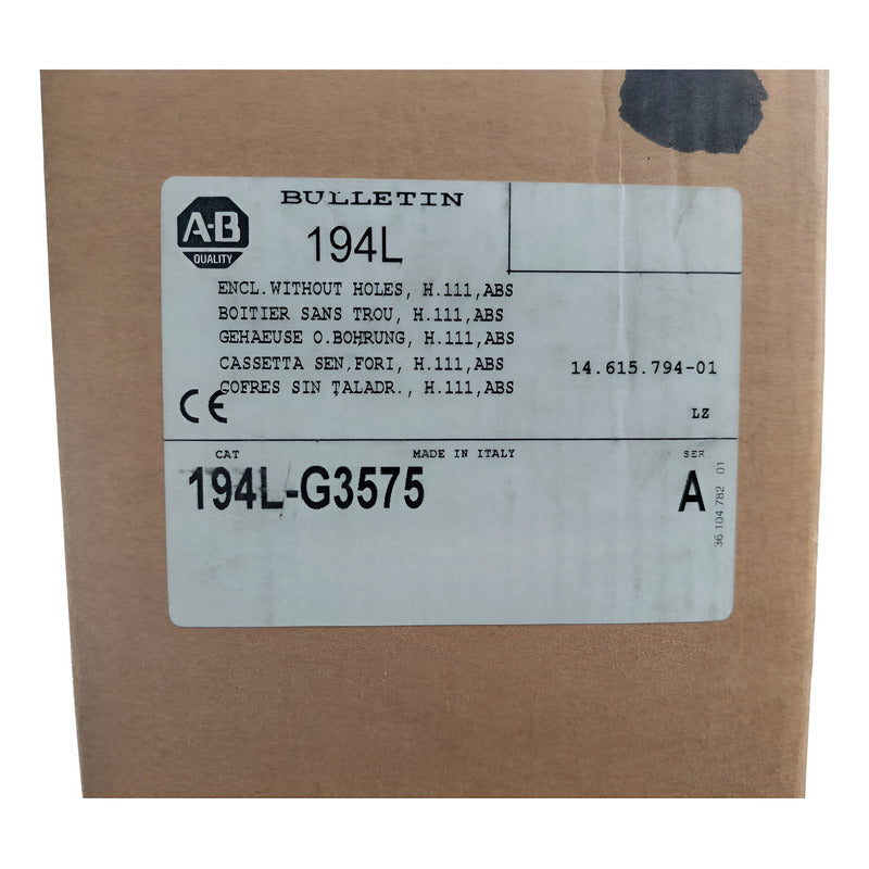 Allen-bradley 194l-g3575 Interruptor De Control Y Carga Blanco
