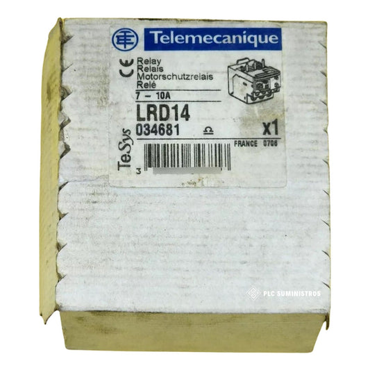 Telemecanique - Telemecanique Lrd14 Rele 7-10a. Nuevo C Aja