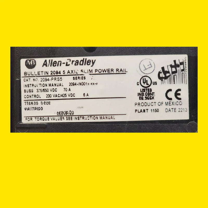 Allen-bradley 2094-prs5 Modulo De Alimentacion Kinetix 6000