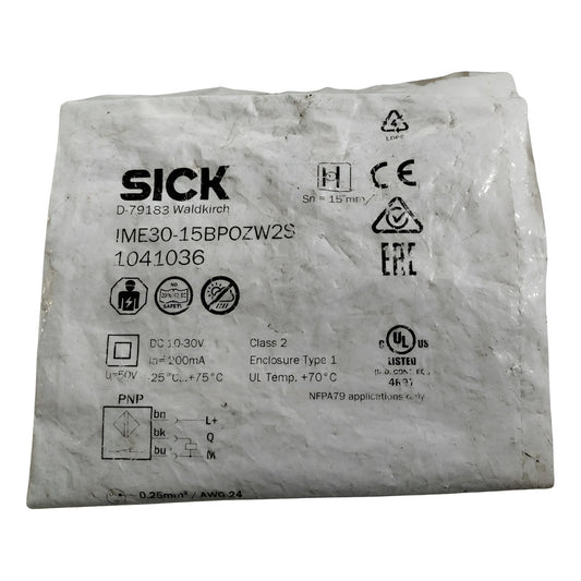 Sick Ime30-15bpozw2s 1041036 Sensor De Proximidad Inductivo