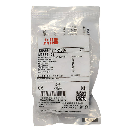 Abb M3ss2-10b 1sfa611211r1006 Selector De 2 Posiciones