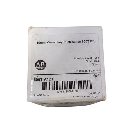 Nuevo En Caja Allen Bradley 800t-a1d1 Ser. T Verde Al Ras Bo