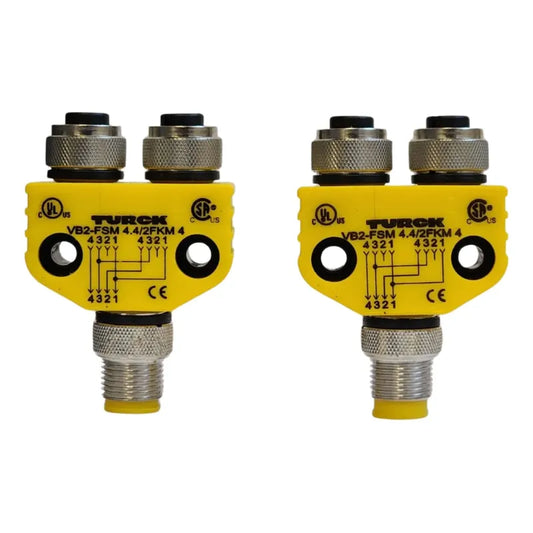 Turck Vb2-fsm 4.4/fkm 4 Conector M12 Fkm U0098