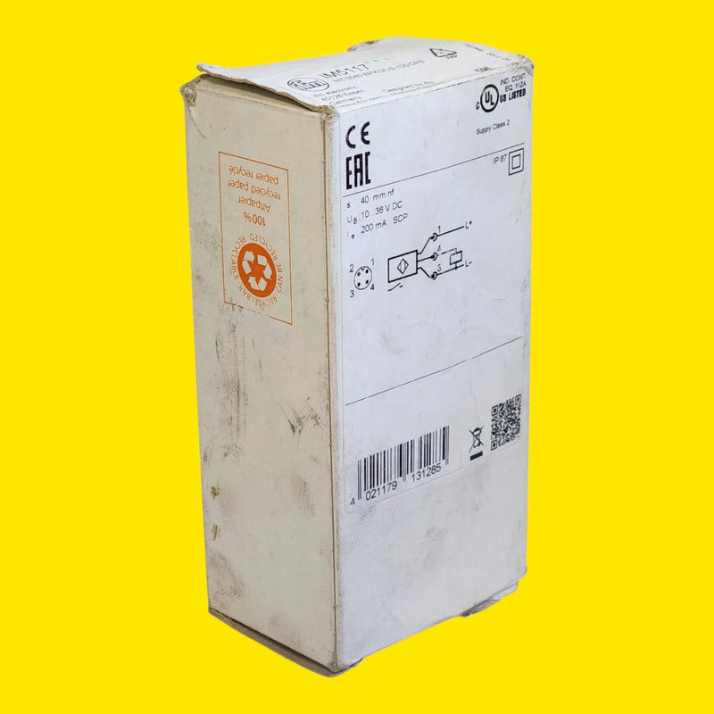 Ifm Im5117 Sensor Inductivo Pnp 40mm Ip67