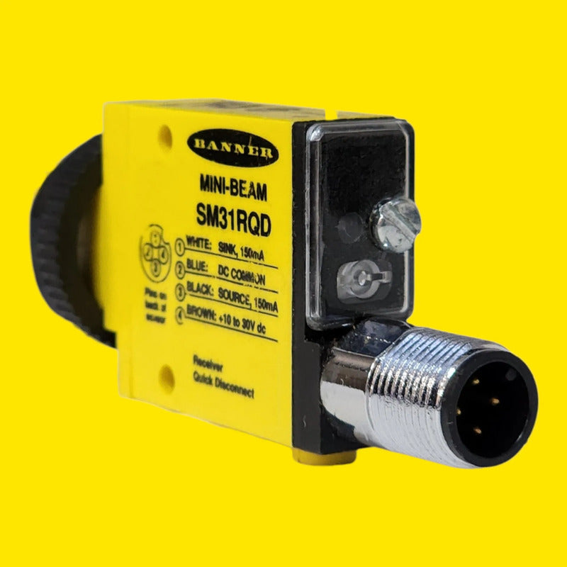 Banner Sm31rqd 26839 Sensor Receptor Barrera 3m M12