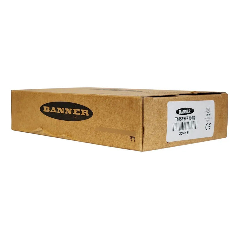 Banner T18sp6ff100q 33415 Sensor Fotoelectrico Campo Fijo