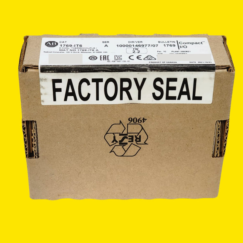Allen-bradley 1769-it6 Módulo Termopar Compactlogix