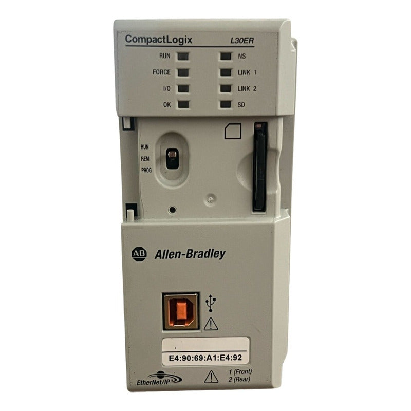 Allen-bradley 1769-l30er Compactlogix 1 Mb Controlador Enet.