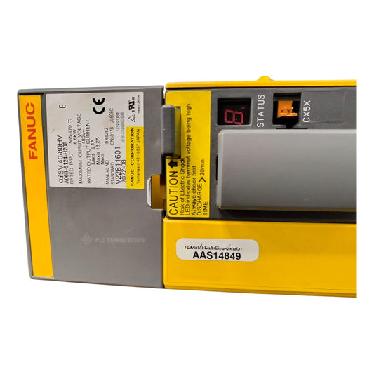 Fanuc A06b-6124-h208 Servo Controlador 40/80 Hv