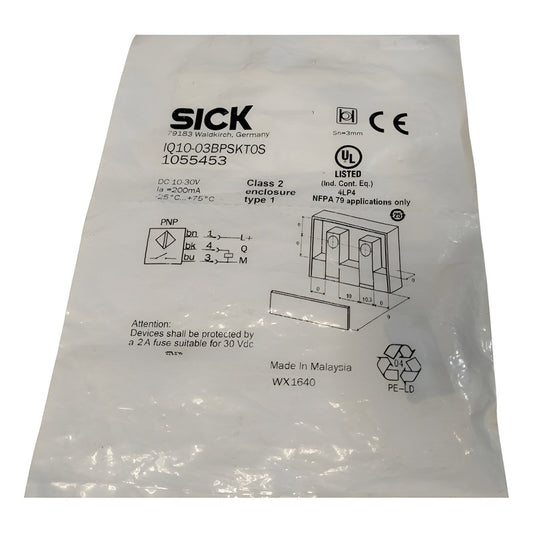 Sick Iq10-03bpskt0s Sensor De Proximidad Inductivo 1055453