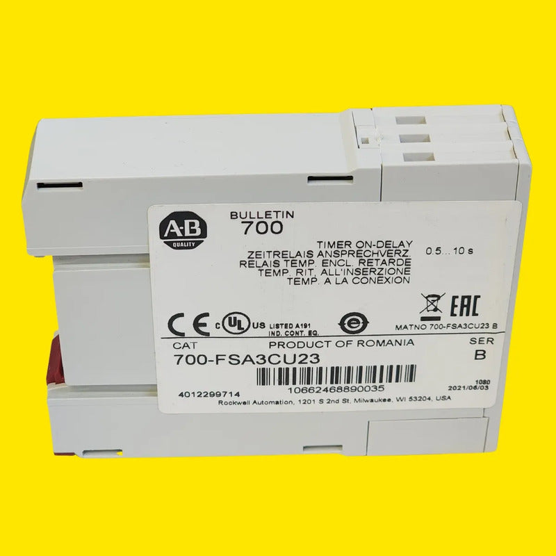 Allen-bradley Temporizador En Relé 700-fsa3cu23