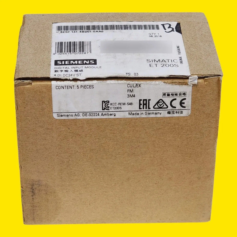 Siemens 6es7 131-4bd01-0aa0 Módulo 4 Entradas 24vdc