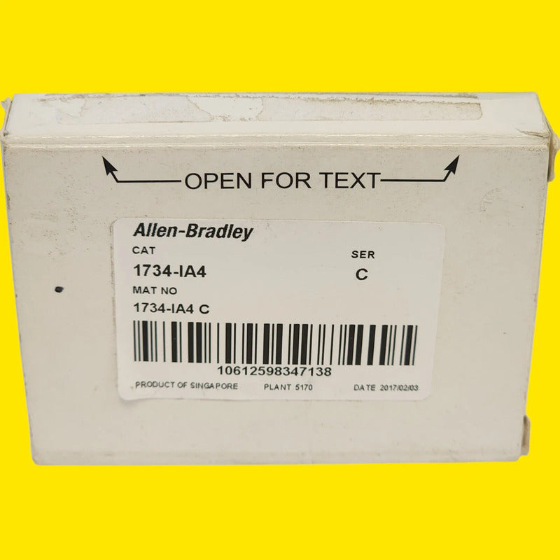 Allen-bradley 1734-ia4 Módulo Entrada Ac Point I/o 4pts