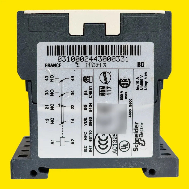 Contactor Auxiliar Ca3kn31bd3 Telemecanique 24vdc