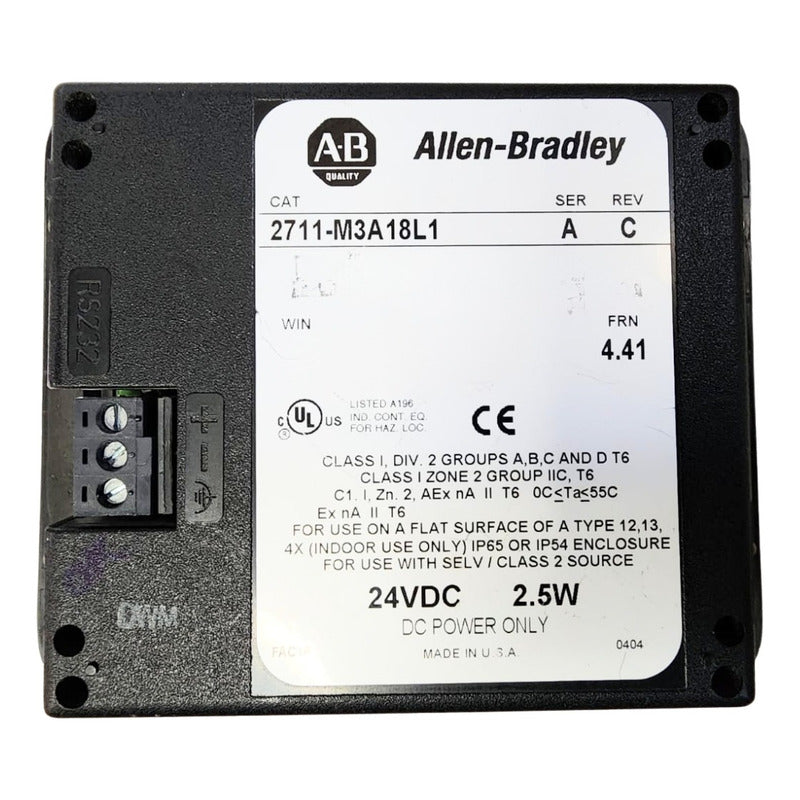 Allen-bradley 2711-m3a18l1 Panel Operador Hmi