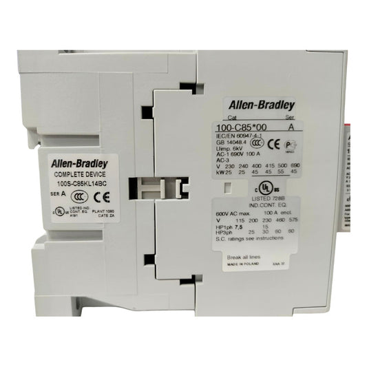 Allen-bradley 100s-c85kl14bc Contactor De Seguridad