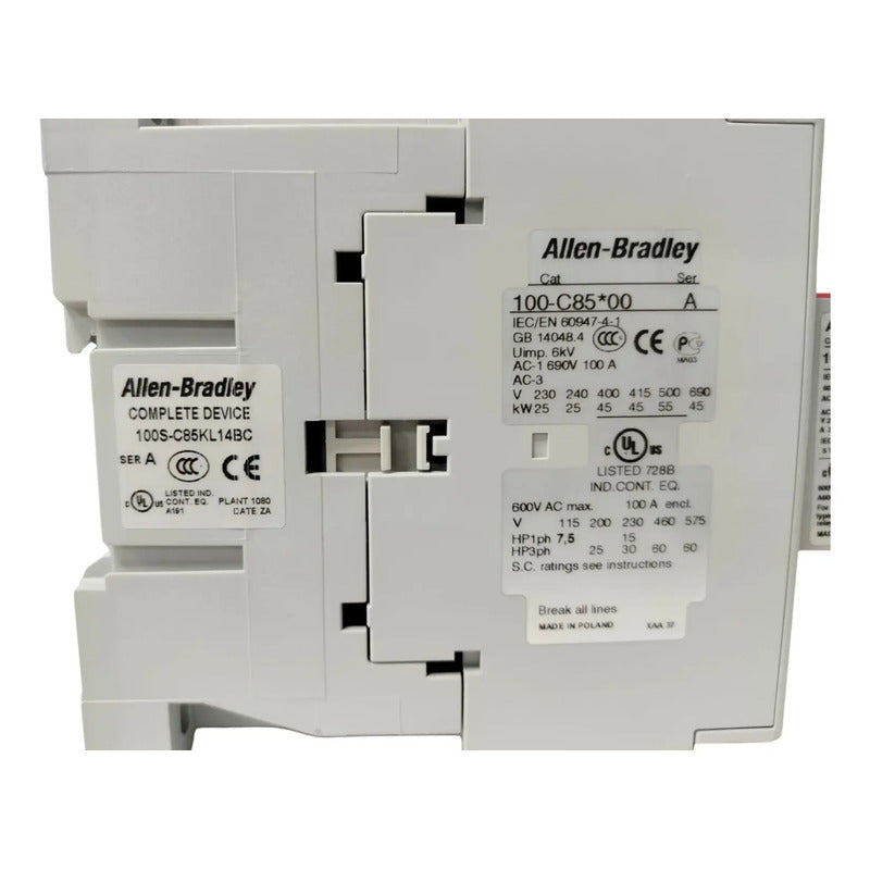 Allen-bradley 100s-c85kl14bc Contactor De Seguridad